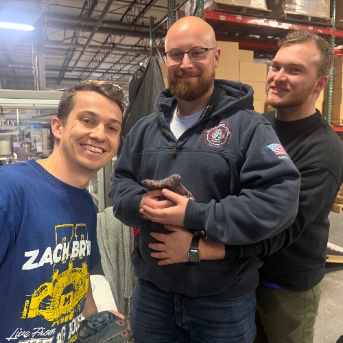 Three Dudes, One Hole