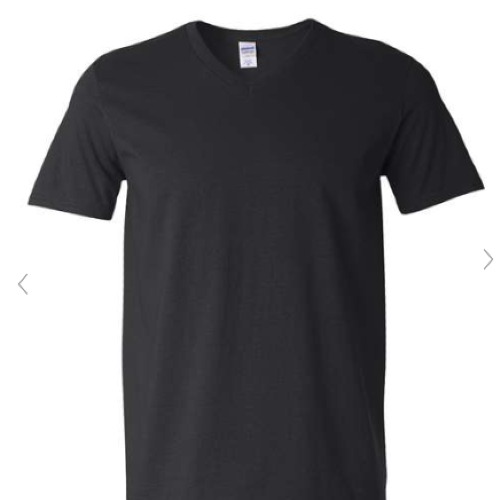Gildan Unisex Softstyle V-Neck Black