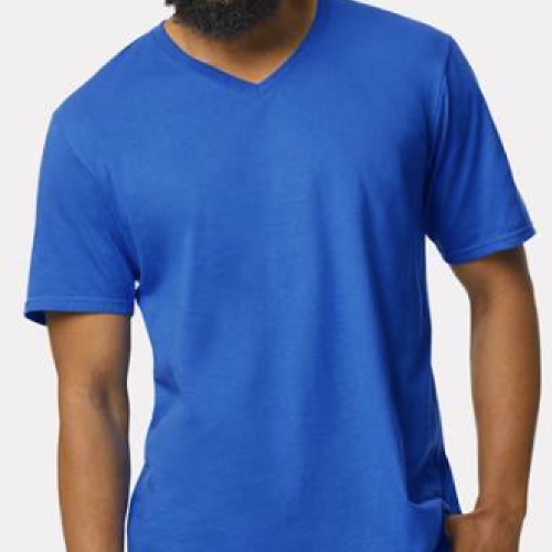 Gildan Unisex Softstyle V-Neck Royal