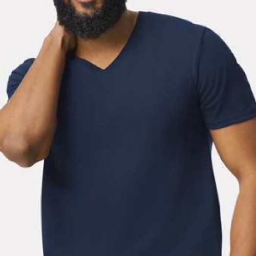 Gildan Unisex Softstyle V-Neck Navy